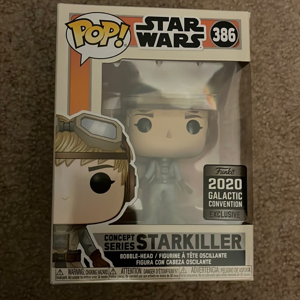 Used Funko Pop! Star Wars Concept Series Starkiller (386) Bobble-head Figure